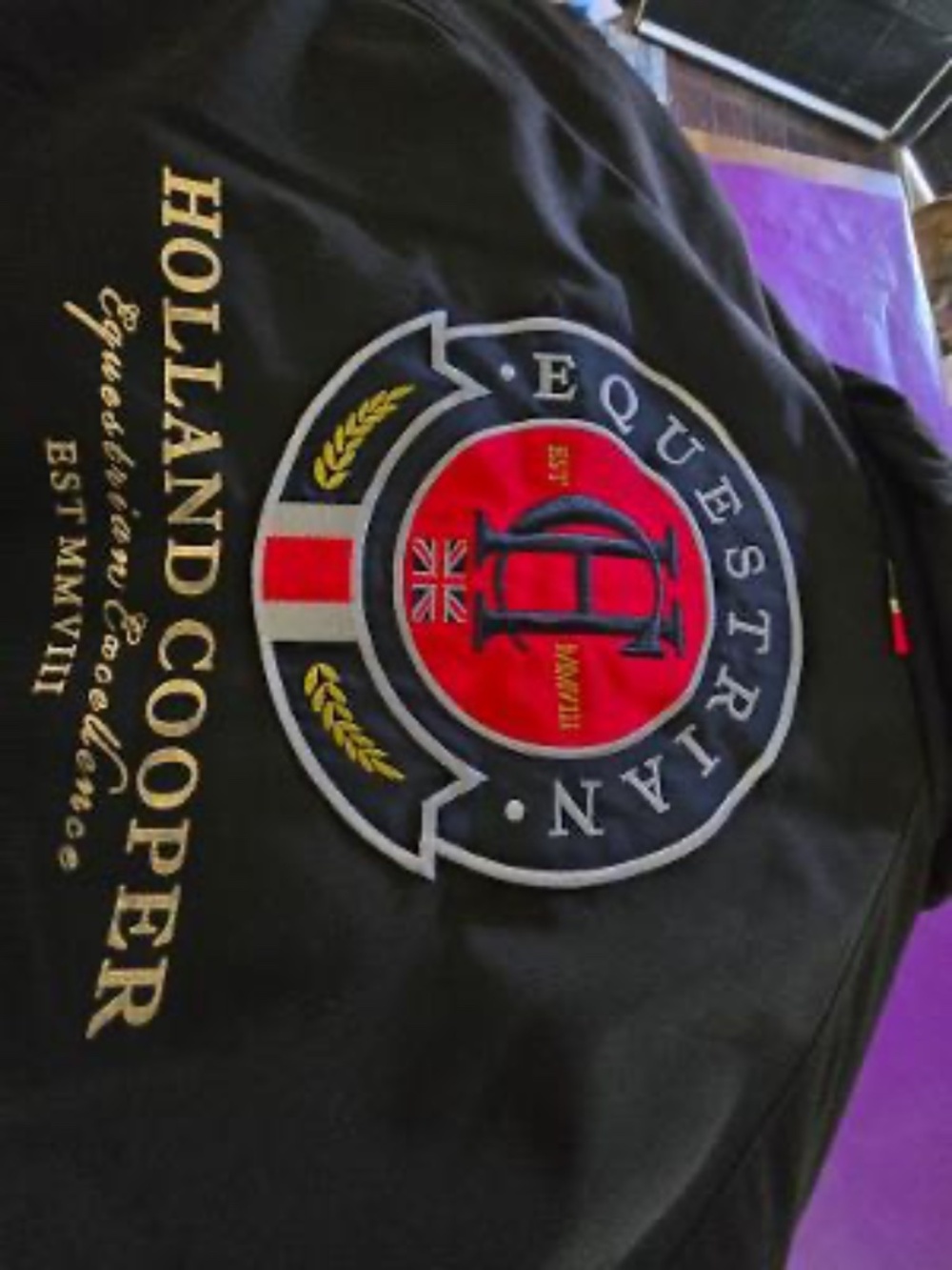 holland Cooper logo coat worn once in pics - Picture 6 of 14